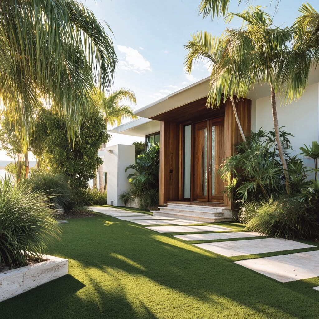 Lifestyle Front Yard Tropical 1 - American Floor & Home